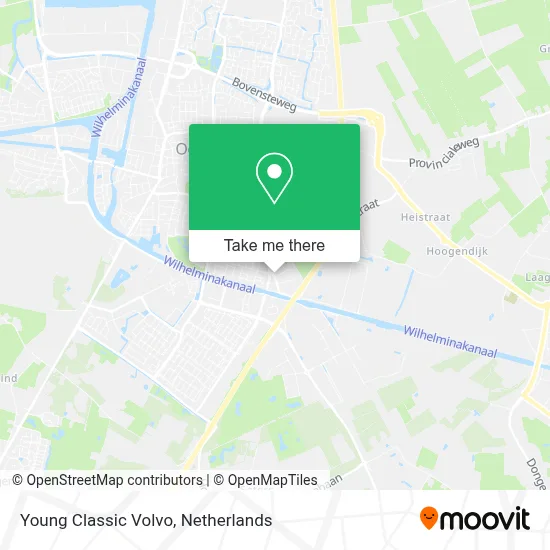 Young Classic Volvo map