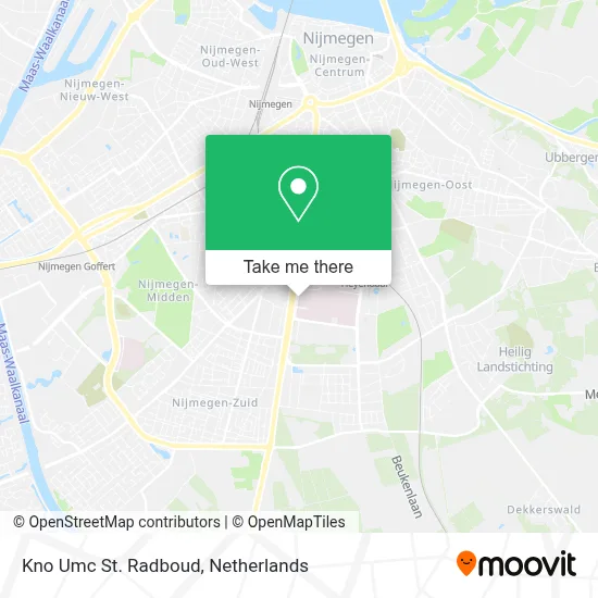 Kno Umc St. Radboud map