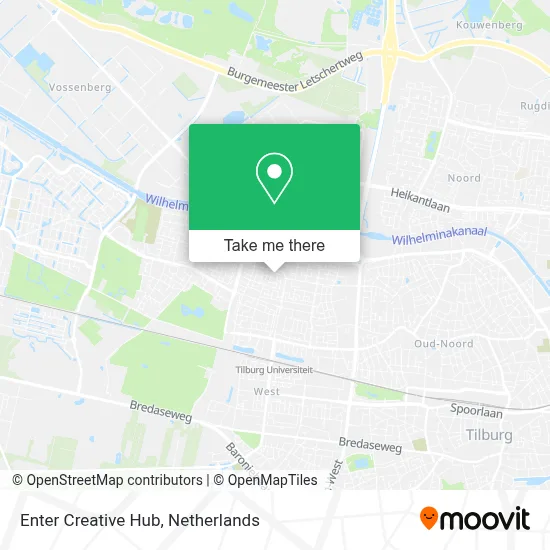 Enter Creative Hub map