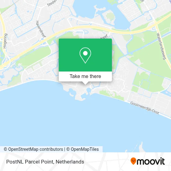 Postnl Pakketpunt map