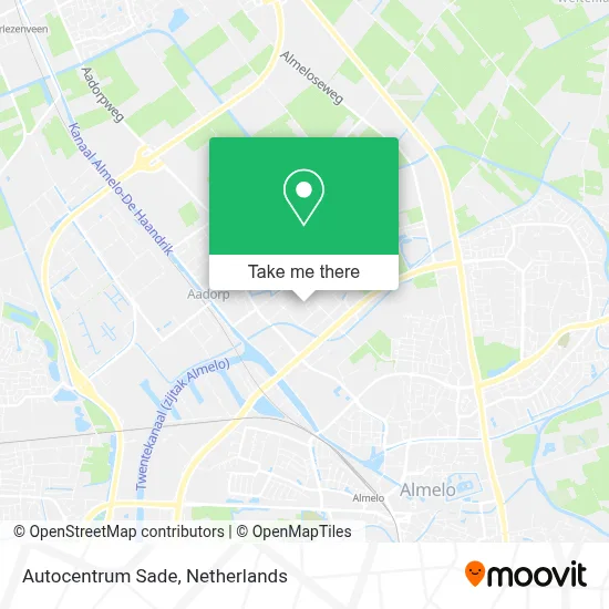 Autocentrum Sade Karte