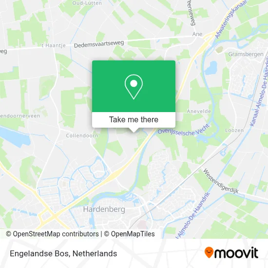 Engelandse Bos map