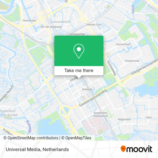 Universal Media map