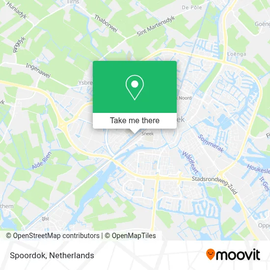 Spoordok map