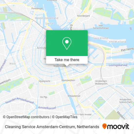 Cleaning Service Amsterdam-Centrum map