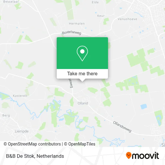 B&B De Stok map