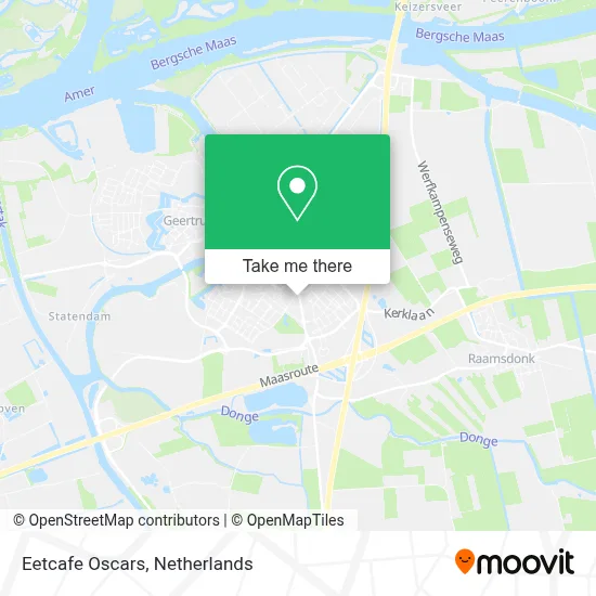 Eetcafe Oscars map