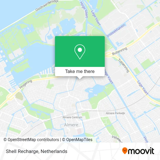 Shell Recharge map