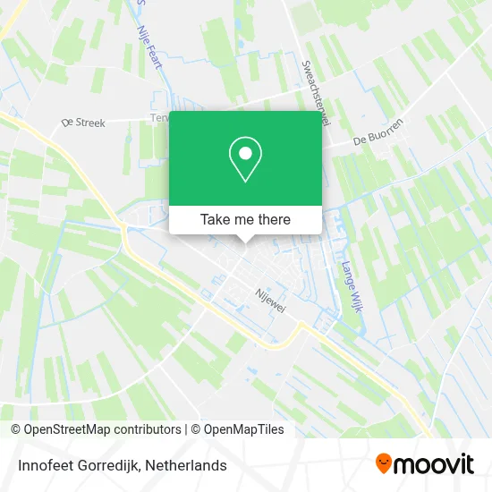 Innofeet Gorredijk map