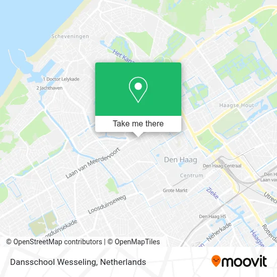 Dansschool Wesseling map