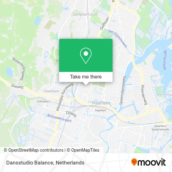 Dansstudio Balance Karte