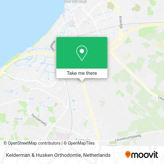 Kelderman & Husken Orthodontie map