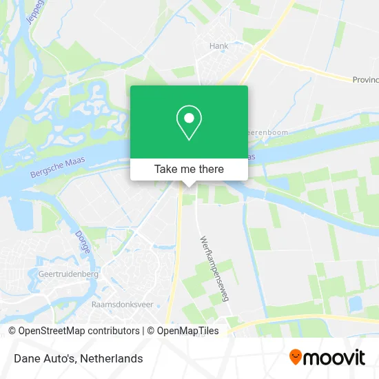 Dane Auto's Karte