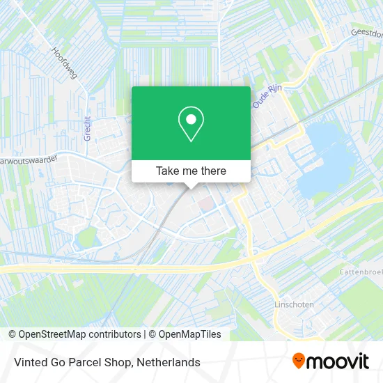 Vinted Go Parcel Shop Karte