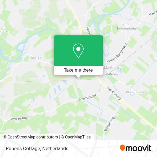 Rubens Cottage map