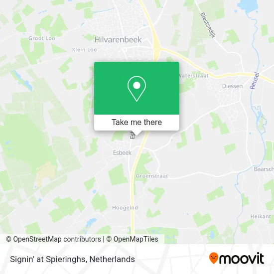 Signin' at Spieringhs map