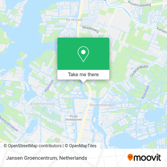 Jansen Groencentrum map