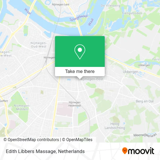 Edith Libbers Massage map