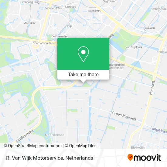 R. Van Wijk Motorservice map