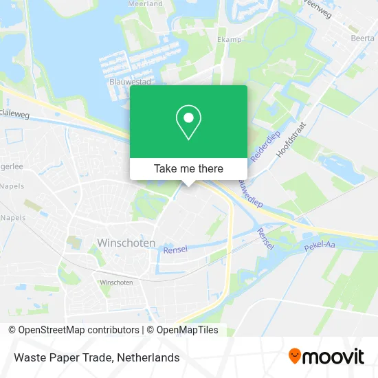 Waste Paper Trade map