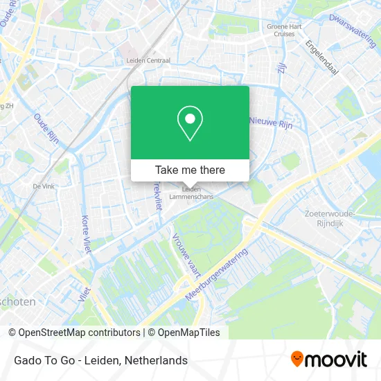 Gado To Go - Leiden map