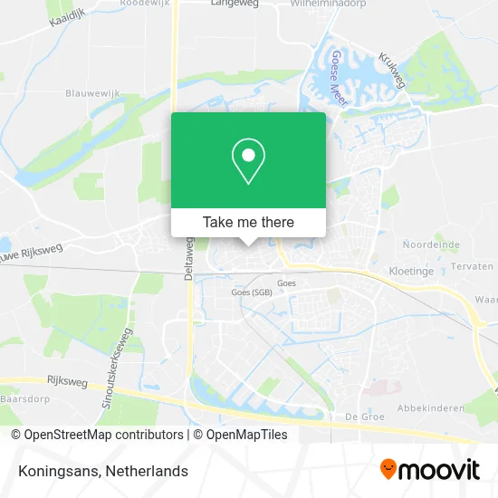 Koningsans map