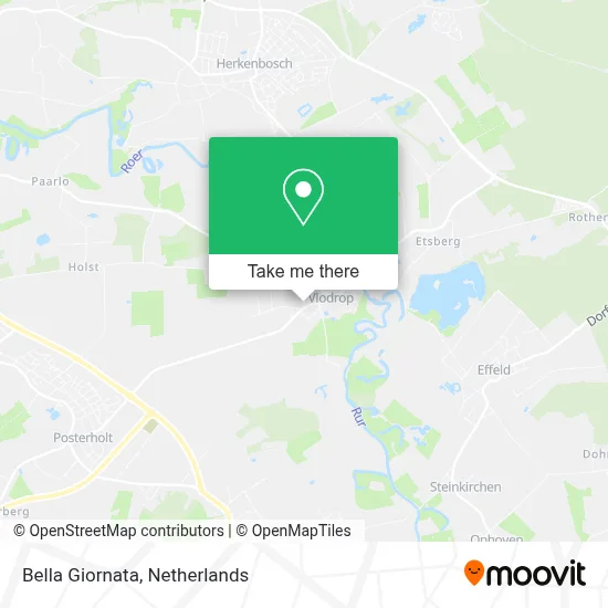 Bella Giornata map
