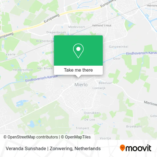 Veranda Sunshade | Zonwering map