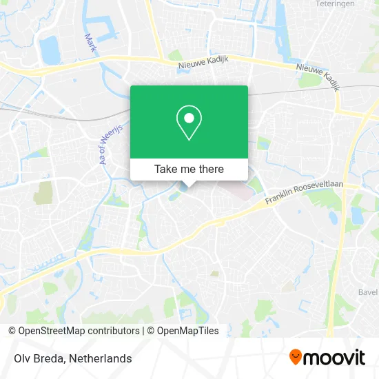 Olv Breda map