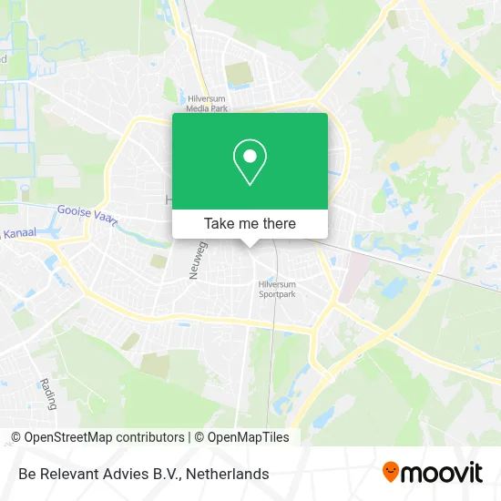 Be Relevant Advies B.V. map