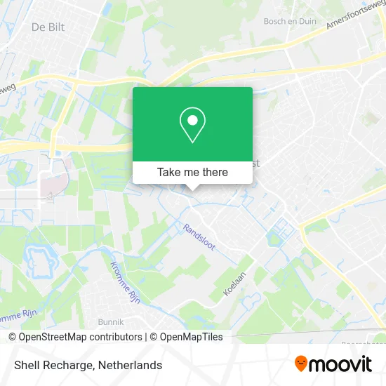 Shell Recharge map