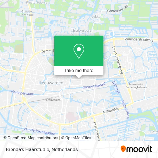 Brenda's Haarstudio map