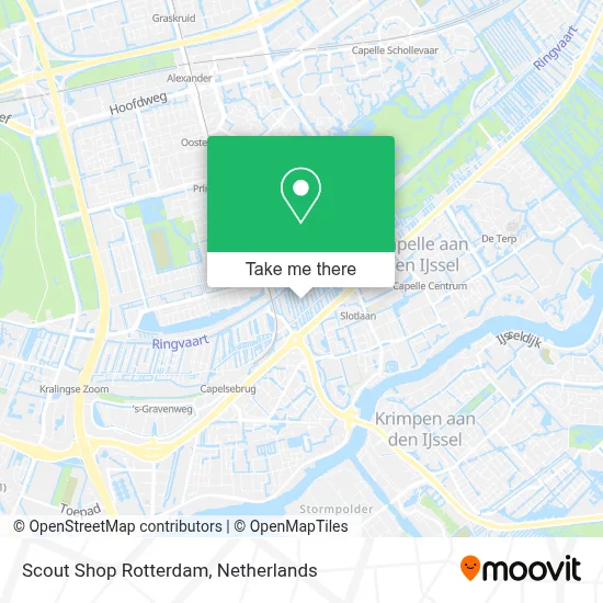 Scout Shop Rotterdam map