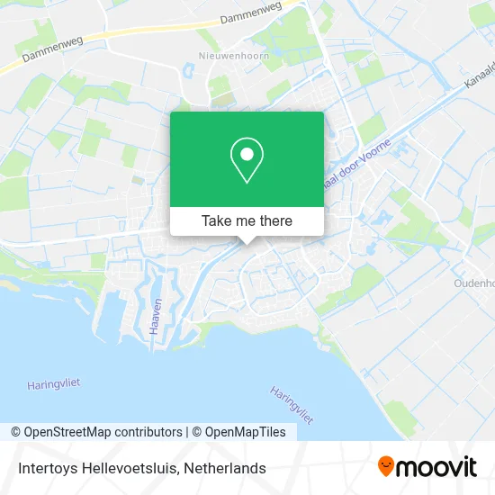 Intertoys Hellevoetsluis map
