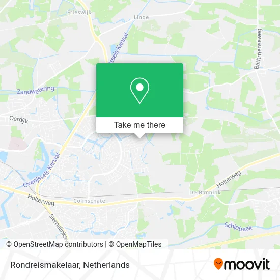 Rondreismakelaar map