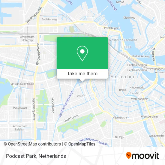 Podcast Park map
