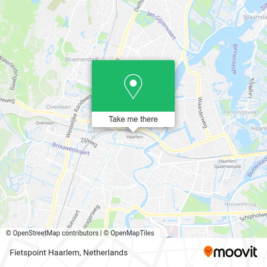 Fietspoint Haarlem map
