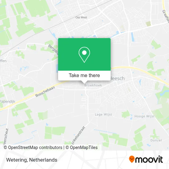 Wetering map