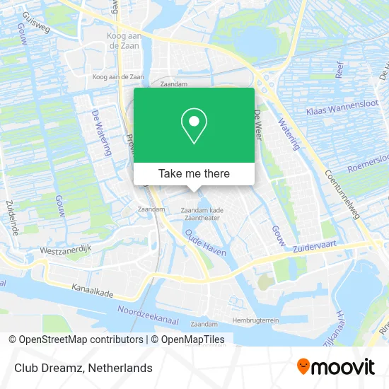 Club Dreamz map
