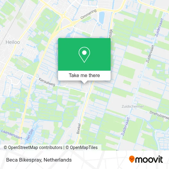 Beca Bikespray map