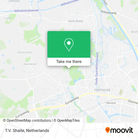 T.V. Shaile map