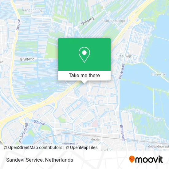 Sandevi Service map