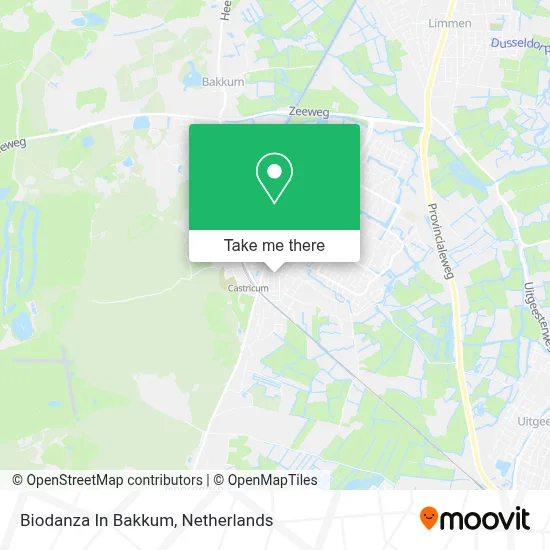 Biodanza In Bakkum map