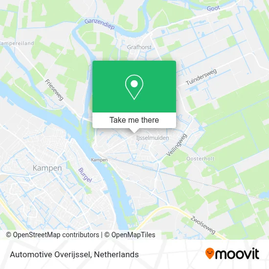 Automotive Overijssel map