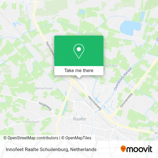 Innofeet Raalte Schuilenburg map