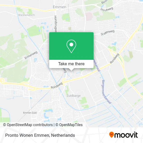 Pronto Wonen Emmen map