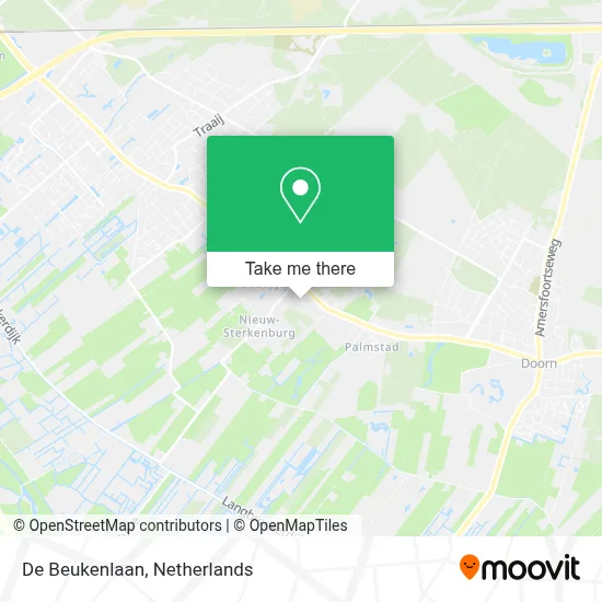 De Beukenlaan map