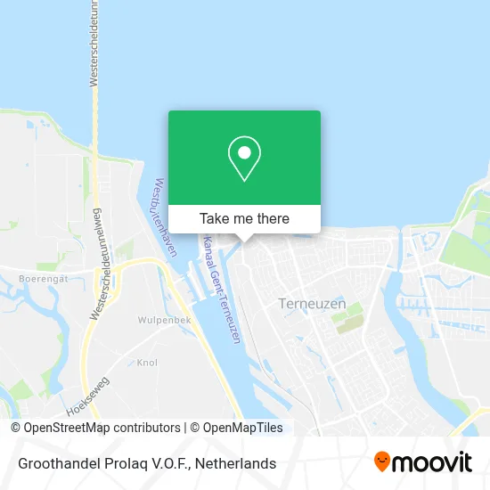 Groothandel Prolaq V.O.F. map