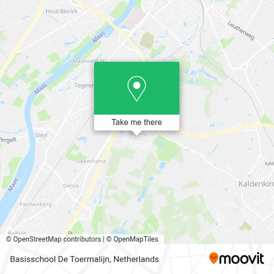 Basisschool De Toermalijn map
