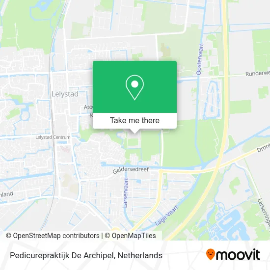 Pedicurepraktijk De Archipel map